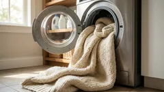 Decke oder Überwurf passt nicht in die Waschmaschine? Hier ist die sicherste Art, sie zu waschen